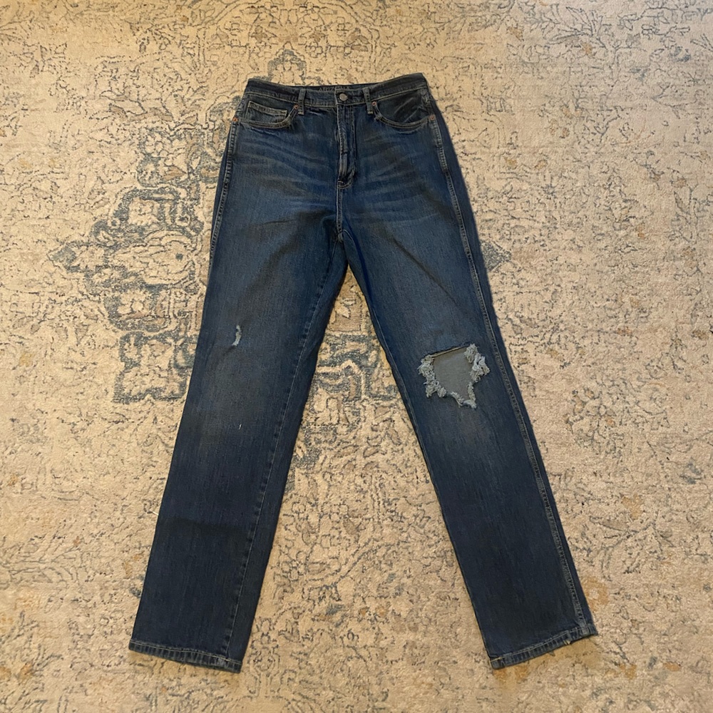 High Rise 90’s straight jeans